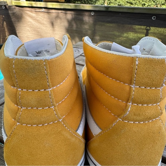 Vans Yellow High-Top Sneakers - Picture 6 of 13